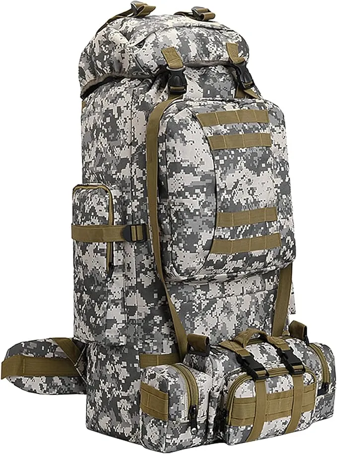 100L Camping Hiking Backpack Molle Rucksack Military Camping Backpacking Daypack
