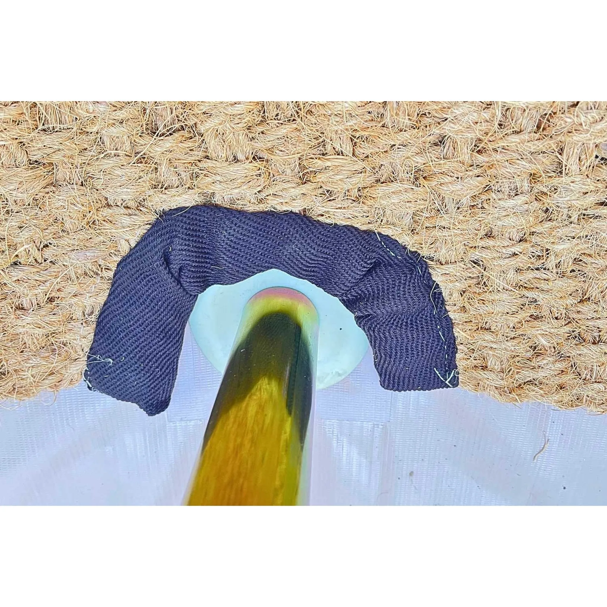 16' (5M) Coir Bell Tent Rug Half Moon