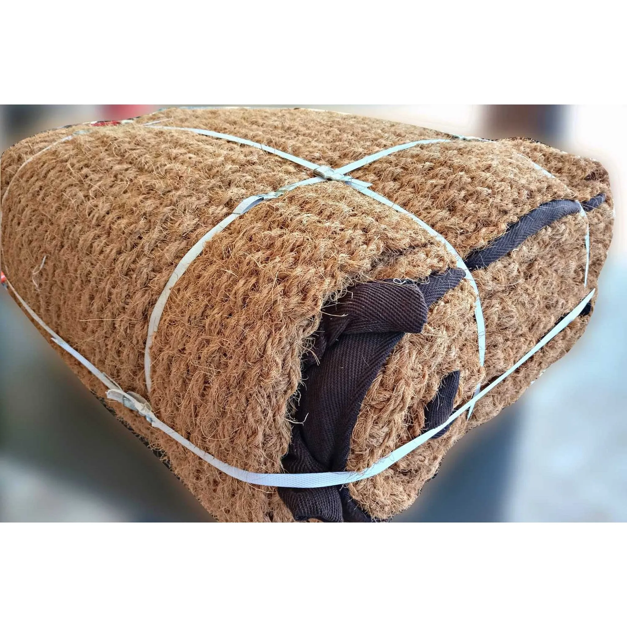16' (5M) Coir Bell Tent Rug Half Moon