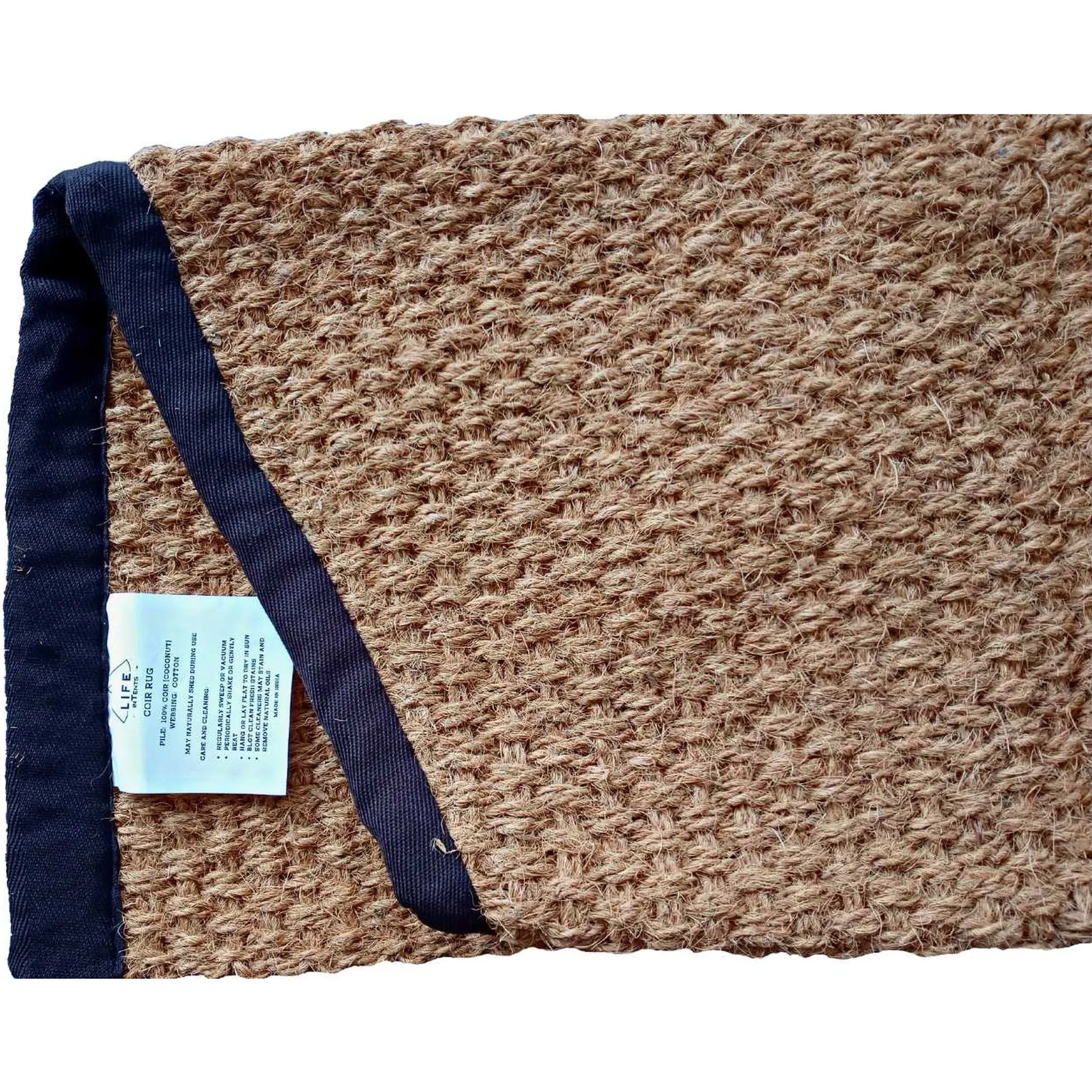 16' (5M) Coir Bell Tent Rug Half Moon