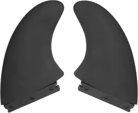 1Pair Paddle Board Fins Replacement, PVC Surfboard Fin, Paddle Fin, Windsurfing Fin for Longboards, Stand Up Paddleboards, Easy Installation, Glass Fiber, PVC