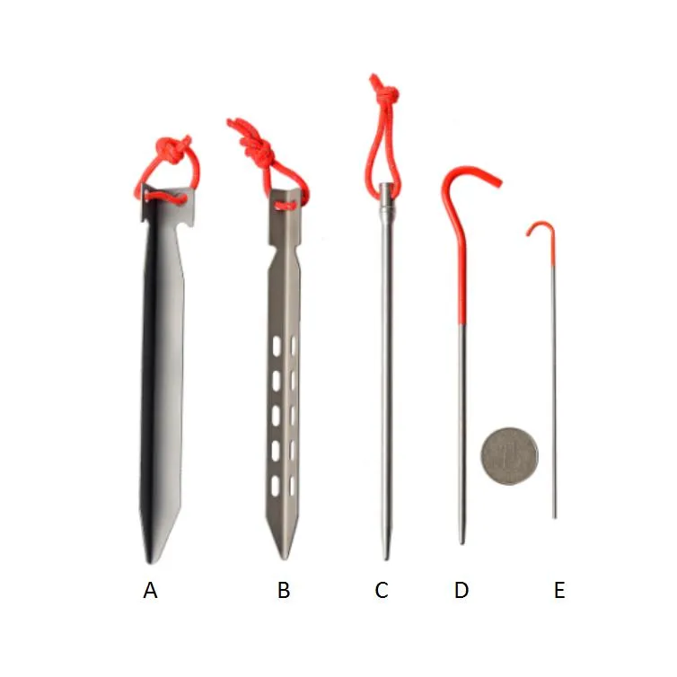 2 Foot Adventures Titanium Tent Stake (single)
