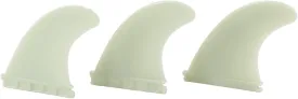 3 Piece Surfboard Tail Fin Set, EcoFriendly PVC Surf Fins Set for Longboard Surfboard Tail