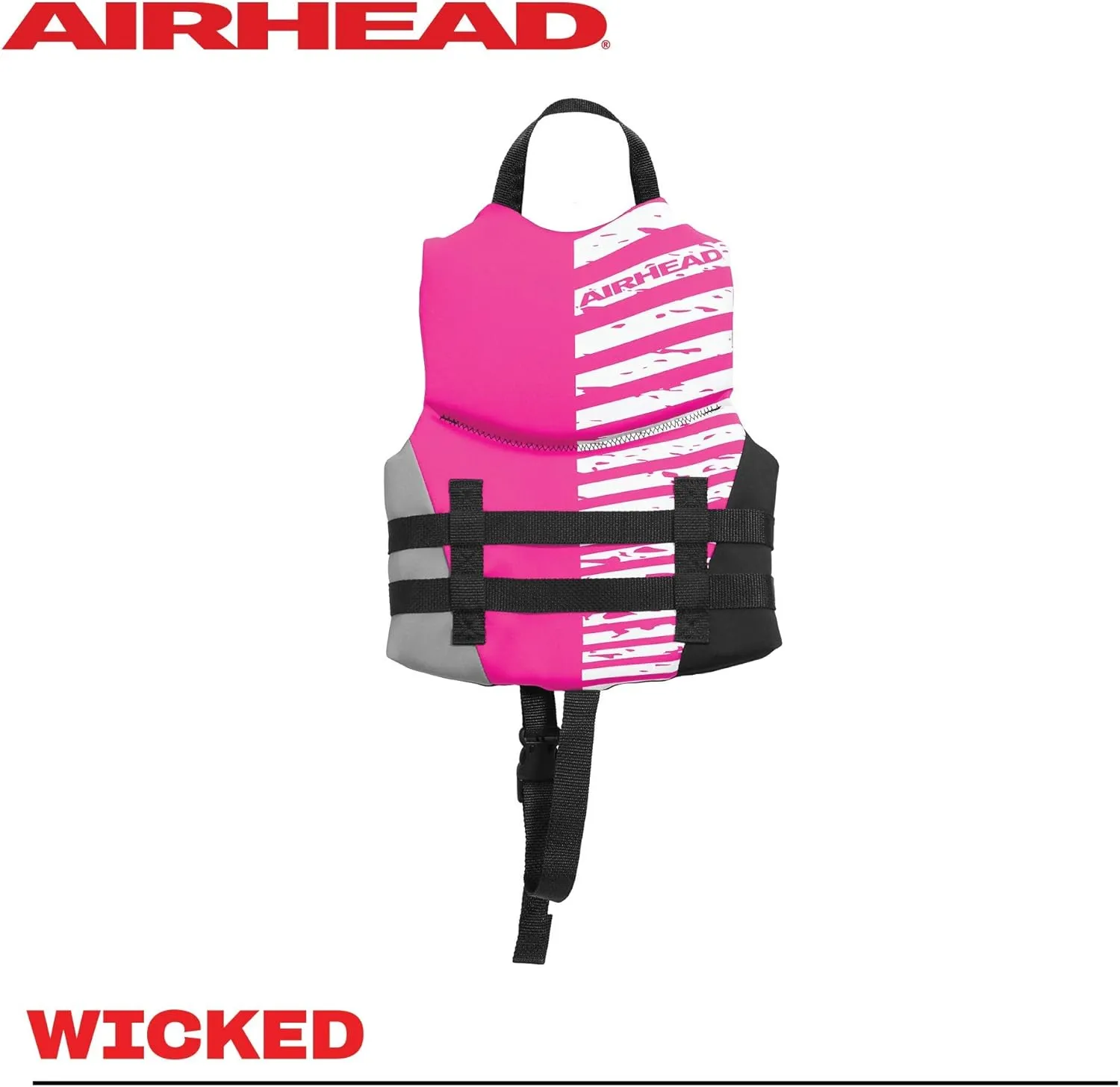 Airhead Wicked Kwik-Dry NeoLite Flex Lift Jacket | US Coast Guard Approved, Designed for Water Sports, Multiple Sizes