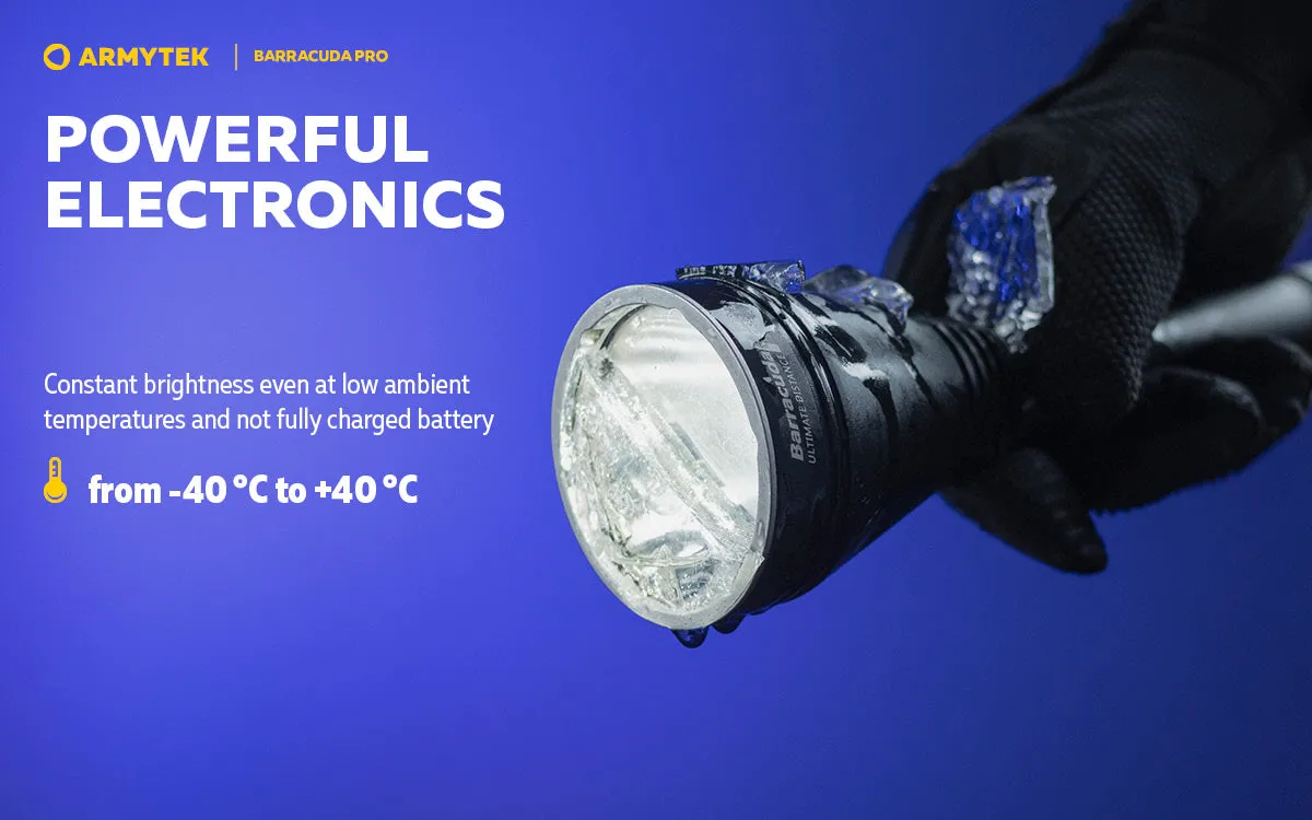 Armytek Barracuda Pro Armytek Barracuda Pro XHP35 HI Warm Light Long Throw Search Light 1400 Lumens