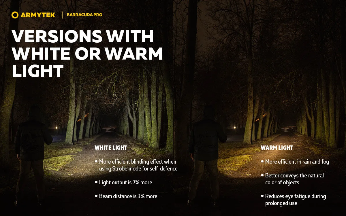 Armytek Barracuda Pro Armytek Barracuda Pro XHP35 HI Warm Light Long Throw Search Light 1400 Lumens