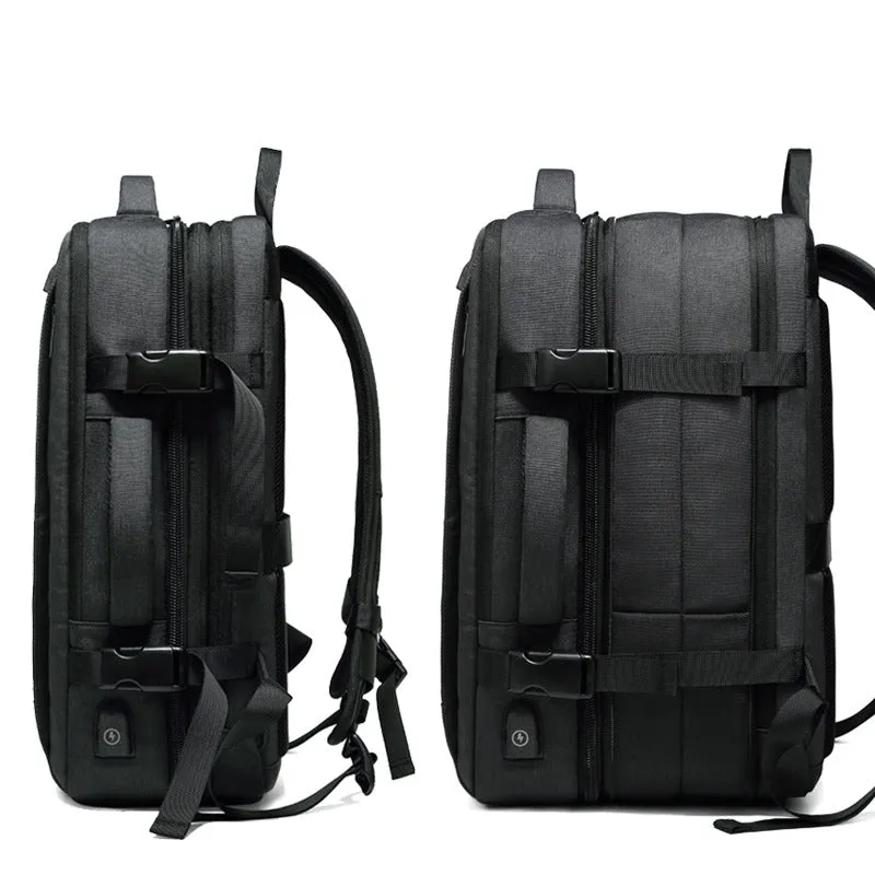 Backpack Can Expand Men's Business Backpack Large Capacity Waterproof
