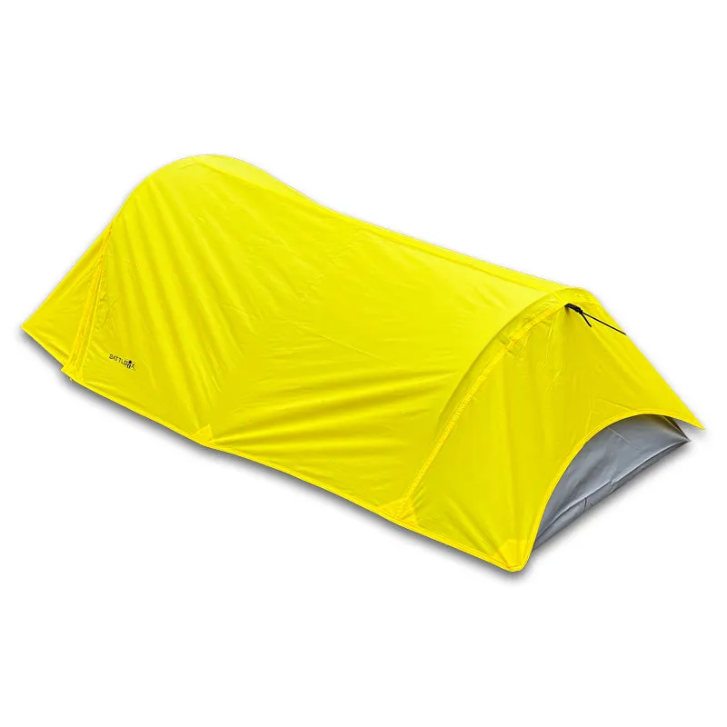 BattlBox Single Man Tent (Yellow/Gray)