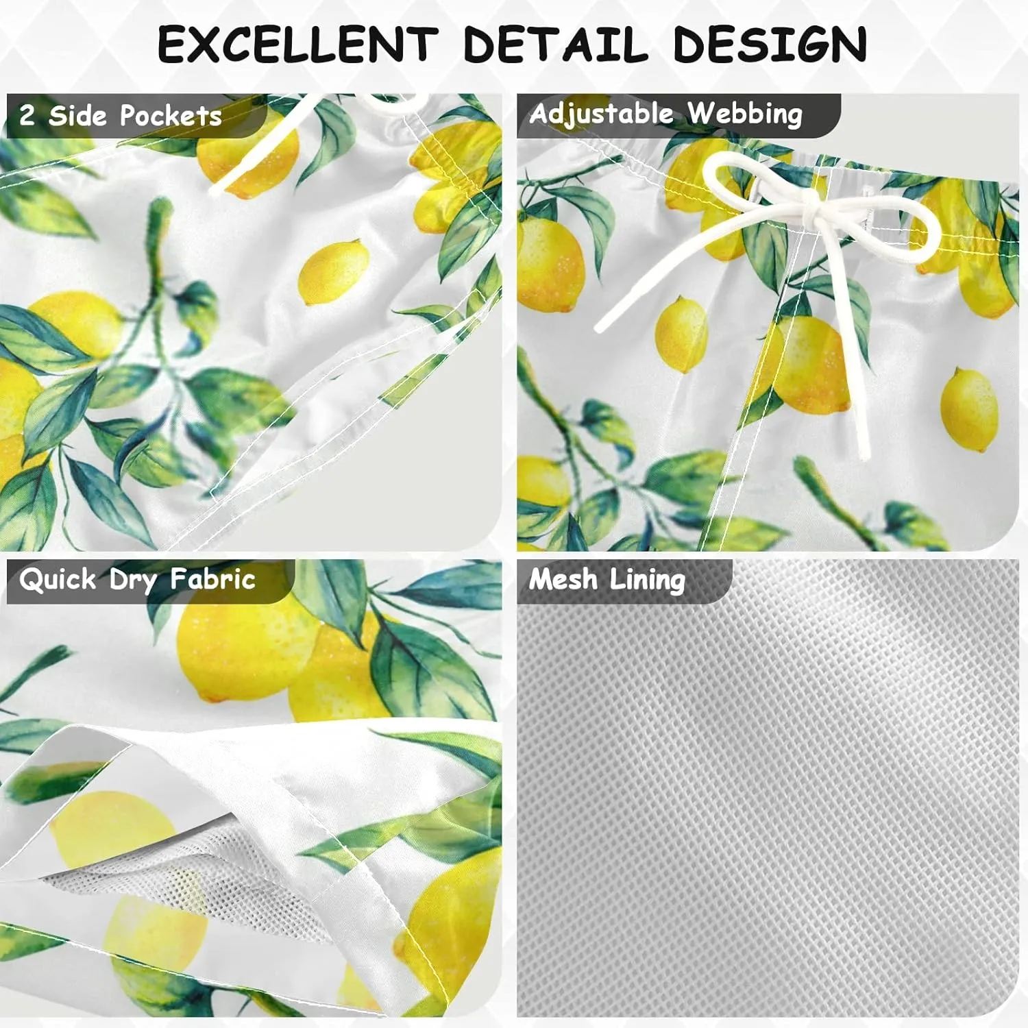 Boys Swim Trunks for 2-14 Years Swim Beach Shorts Baby Kids Swimwear Board Shorts Bathing Suit Hawaii Vacation