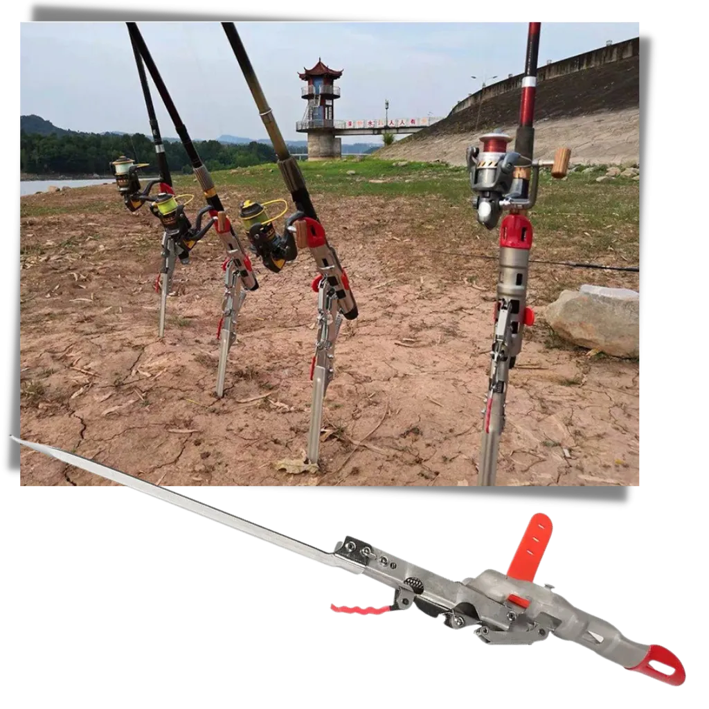 Fishing rod holder with springs