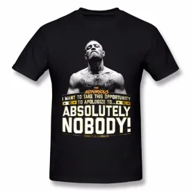 Guys Punk Designer Streetwear Awesome  Conor McGregor  King Featherweight  T Shirt Boy Vintage Christmas Tee Shirt