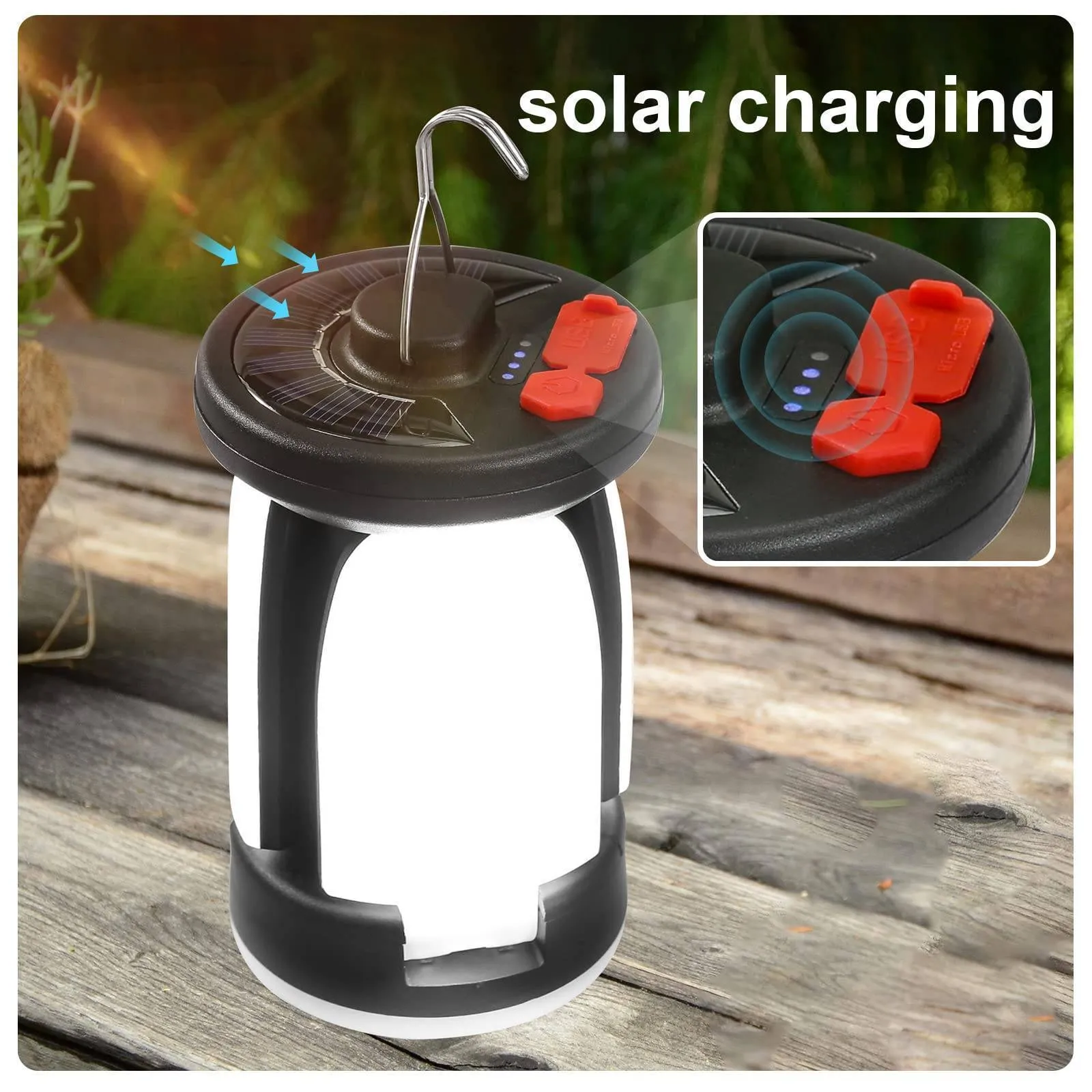 High Power 4500mAH Solar LED Camping Lantern