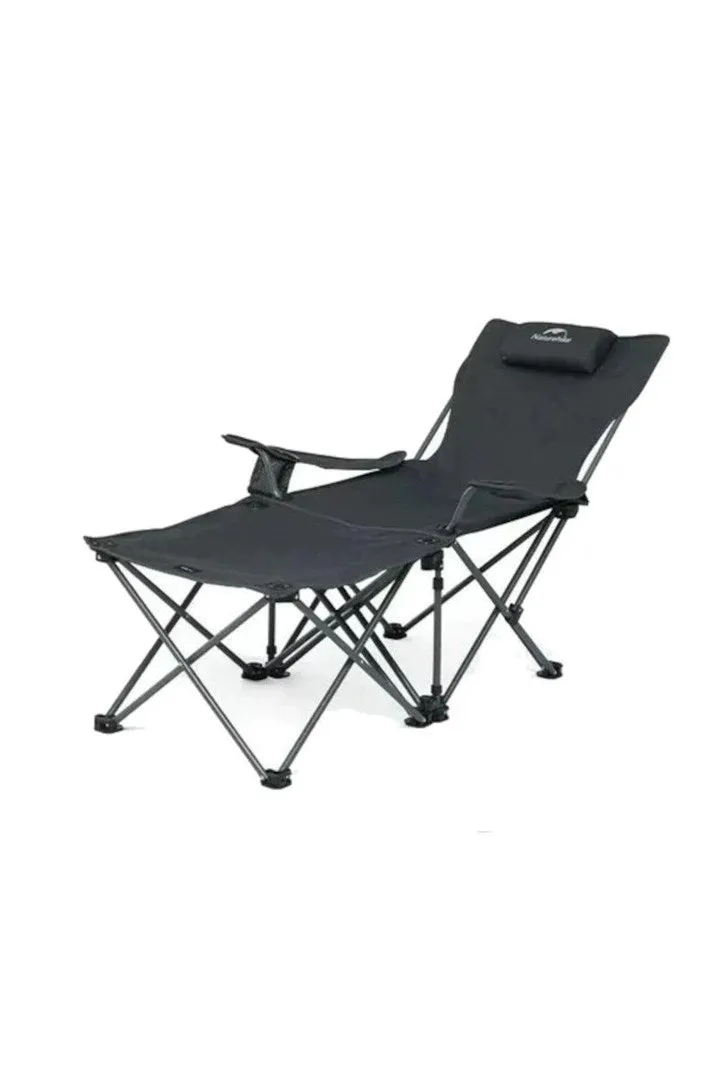 Hiking Recliner Chair With Table Cnk2300jj012-Black Naturehike