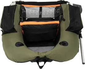 Inflatable Fishing Float Tube with Pump, Storage Bag, U-Shaped Fishing Raft Adjustable Backrest (90-180) Within 286.6lbs Load Capacity, Fishing Float Tube for Angling