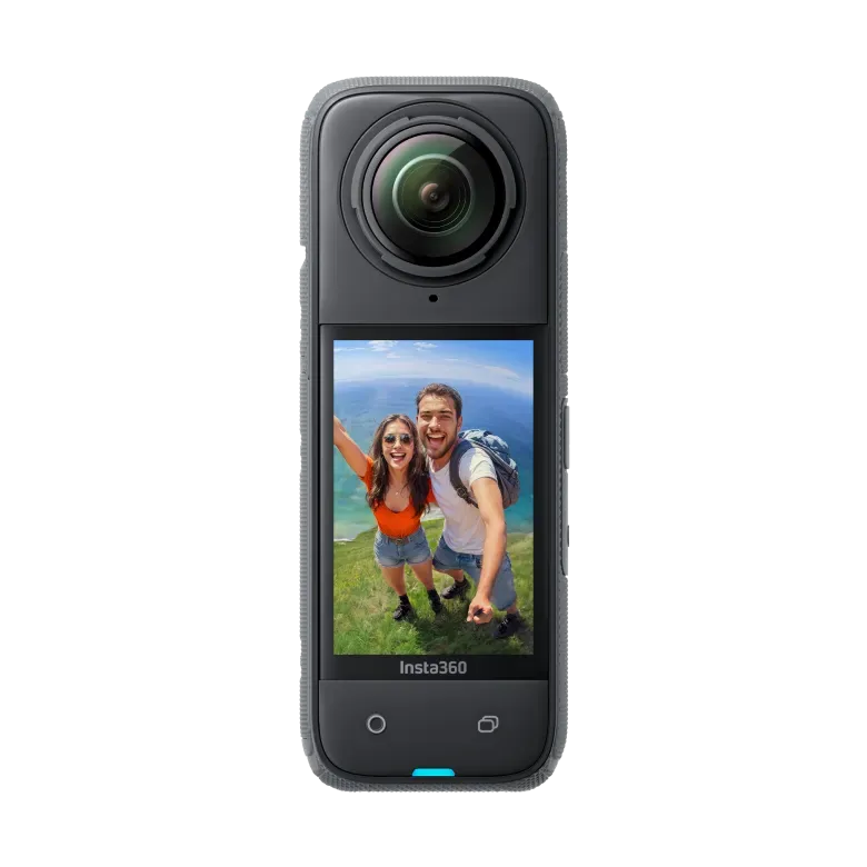 Insta360 X4 | Waterproof 8K 360 Action Camera, 4K Wide-Angle Video, Invisible Selfie Stick Effect, Removable Lens Guards, 135 Min Battery Life, AI Editing, Stabilization, for Sports, Travel, Outdoor
