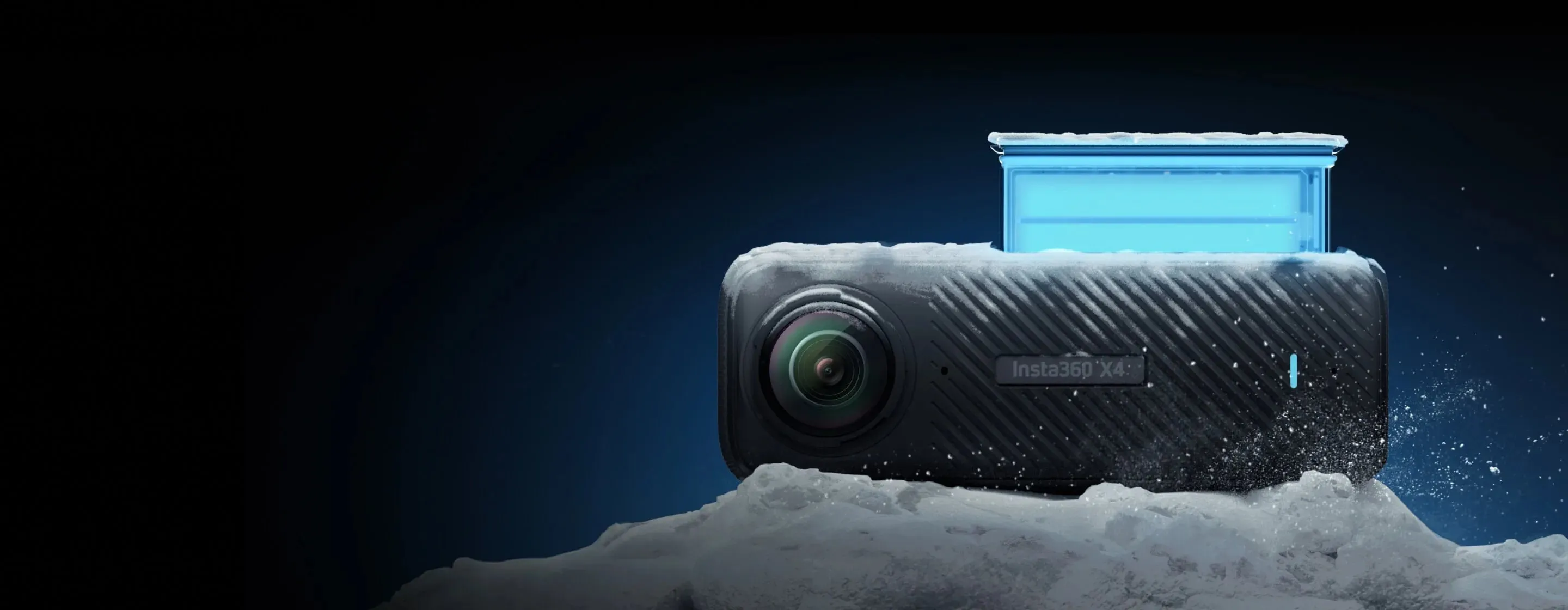 Insta360 X4 | Waterproof 8K 360 Action Camera, 4K Wide-Angle Video, Invisible Selfie Stick Effect, Removable Lens Guards, 135 Min Battery Life, AI Editing, Stabilization, for Sports, Travel, Outdoor