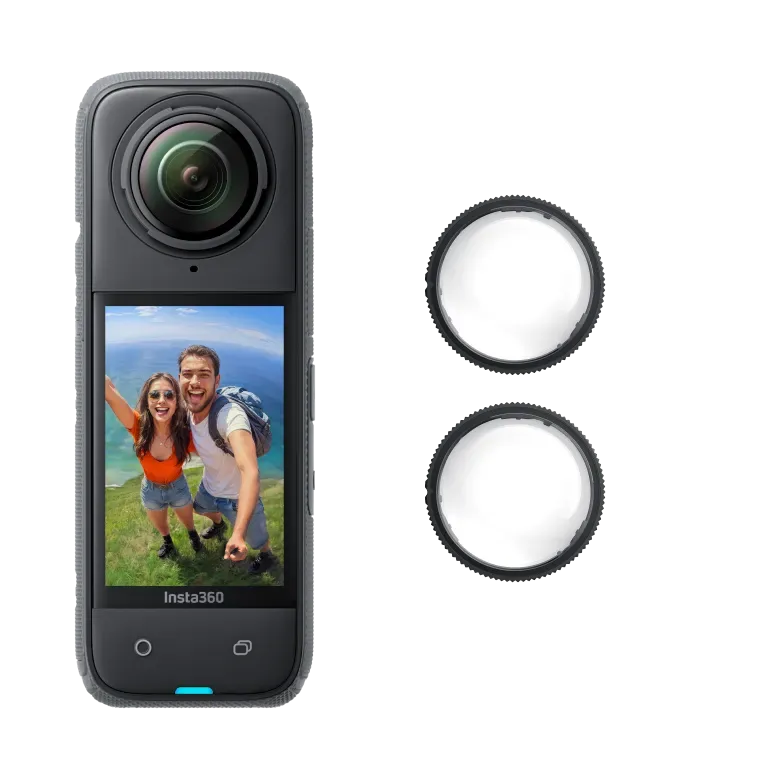 Insta360 X4 | Waterproof 8K 360 Action Camera, 4K Wide-Angle Video, Invisible Selfie Stick Effect, Removable Lens Guards, 135 Min Battery Life, AI Editing, Stabilization, for Sports, Travel, Outdoor
