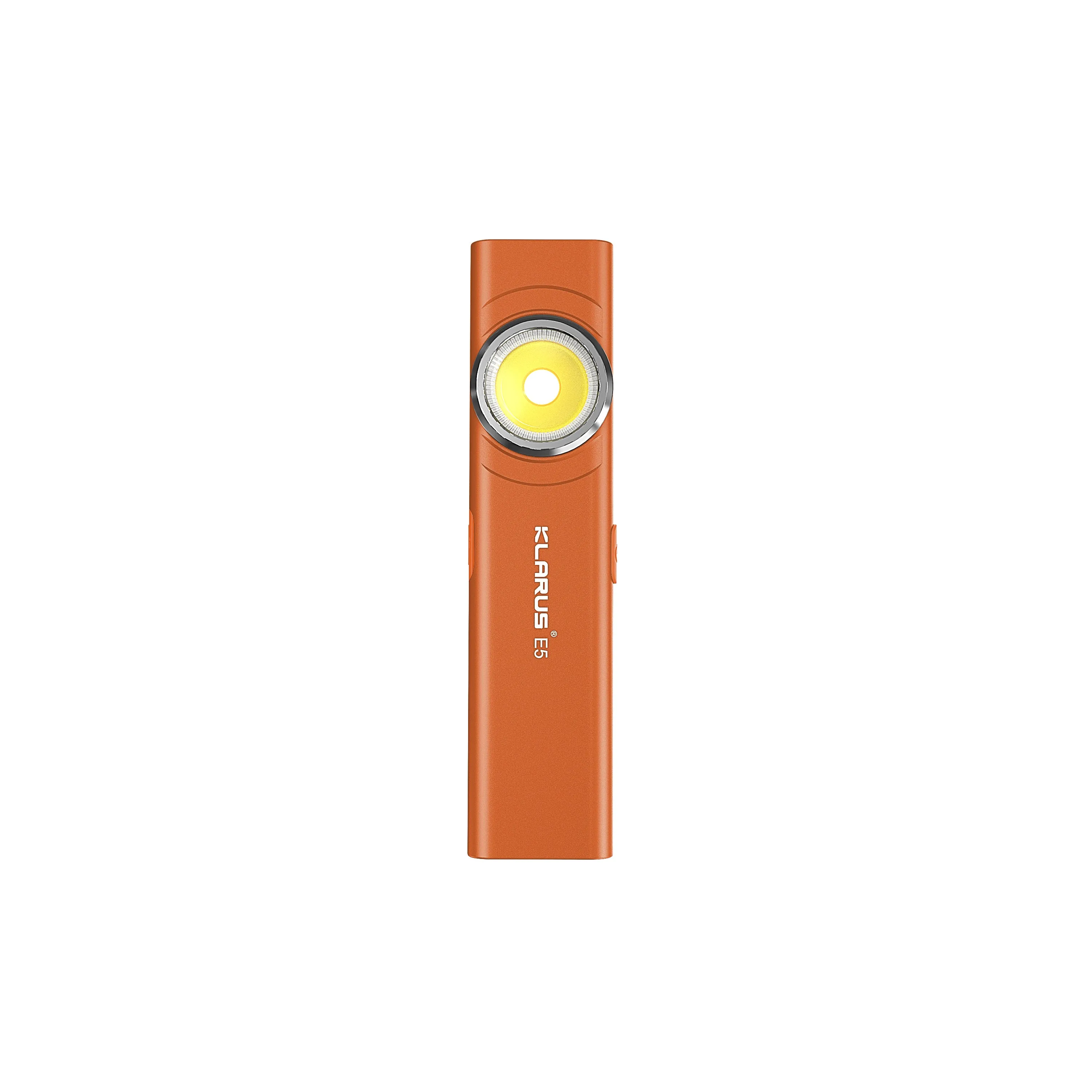 KLARUS E5 Compact Dual Light EDC Magnetic Flashlight Gum Flashlight