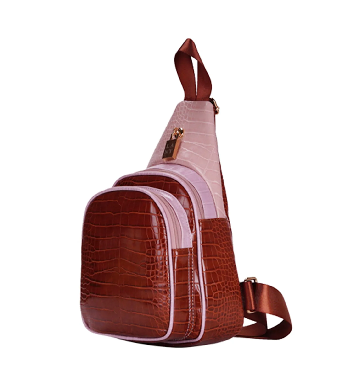 LANY Croco Sling Back