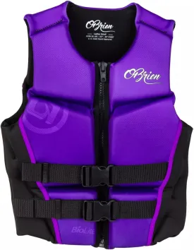 O'Brien Womens Flex V-Back LTD Life Jacket - US Coast Guard Approved Level 70 Buoyancy - Water Sports Activity Including Boating, Paddle, Skiing, Surfing & Swimming