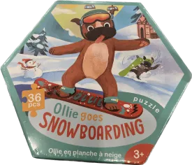 Ollie Goes Snowboarding - Jigsaw Puzzle