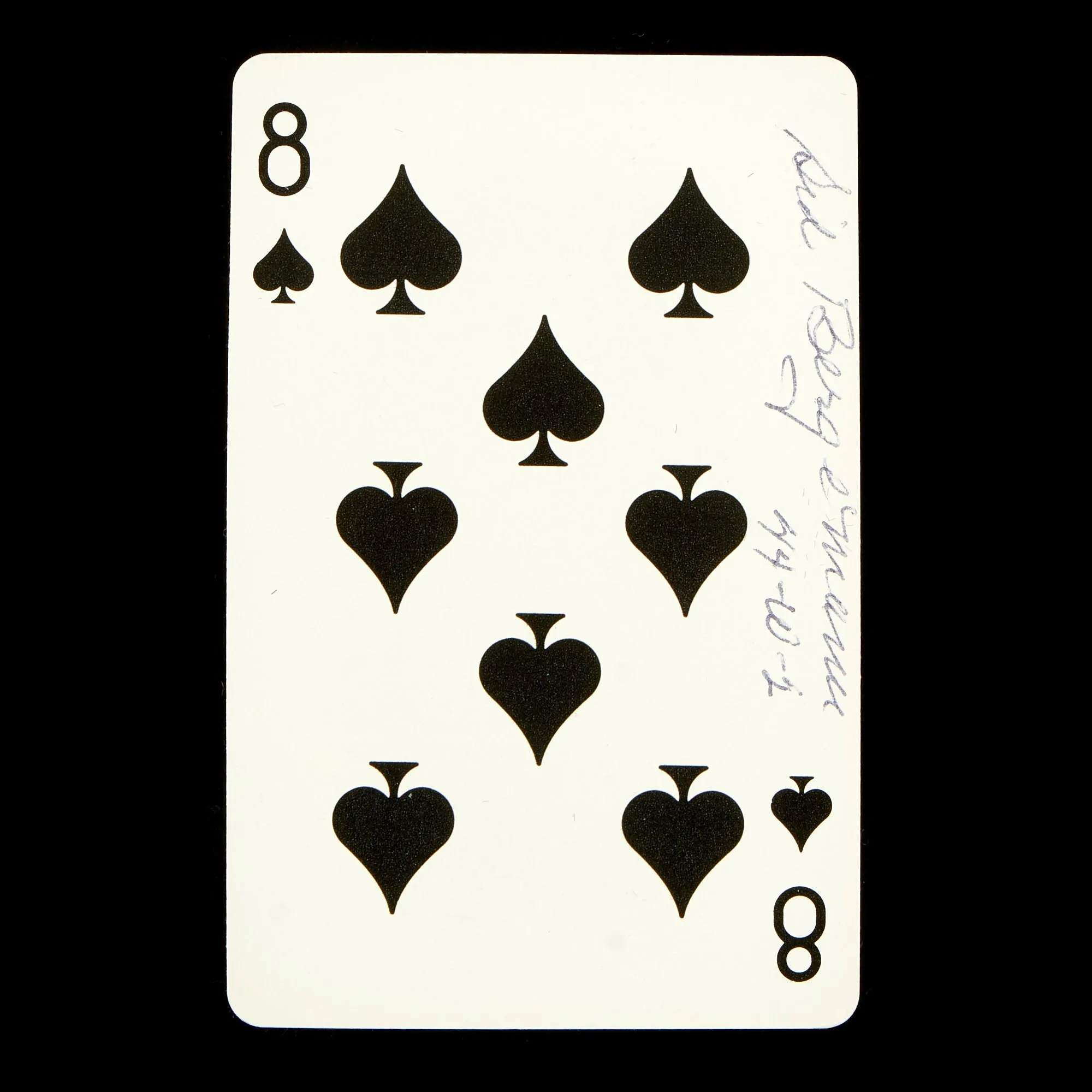 Original U.S. WWII Women Air Force Service Pilots Signed Playing Cards - 20 Cards, 7 Pilots - WASP