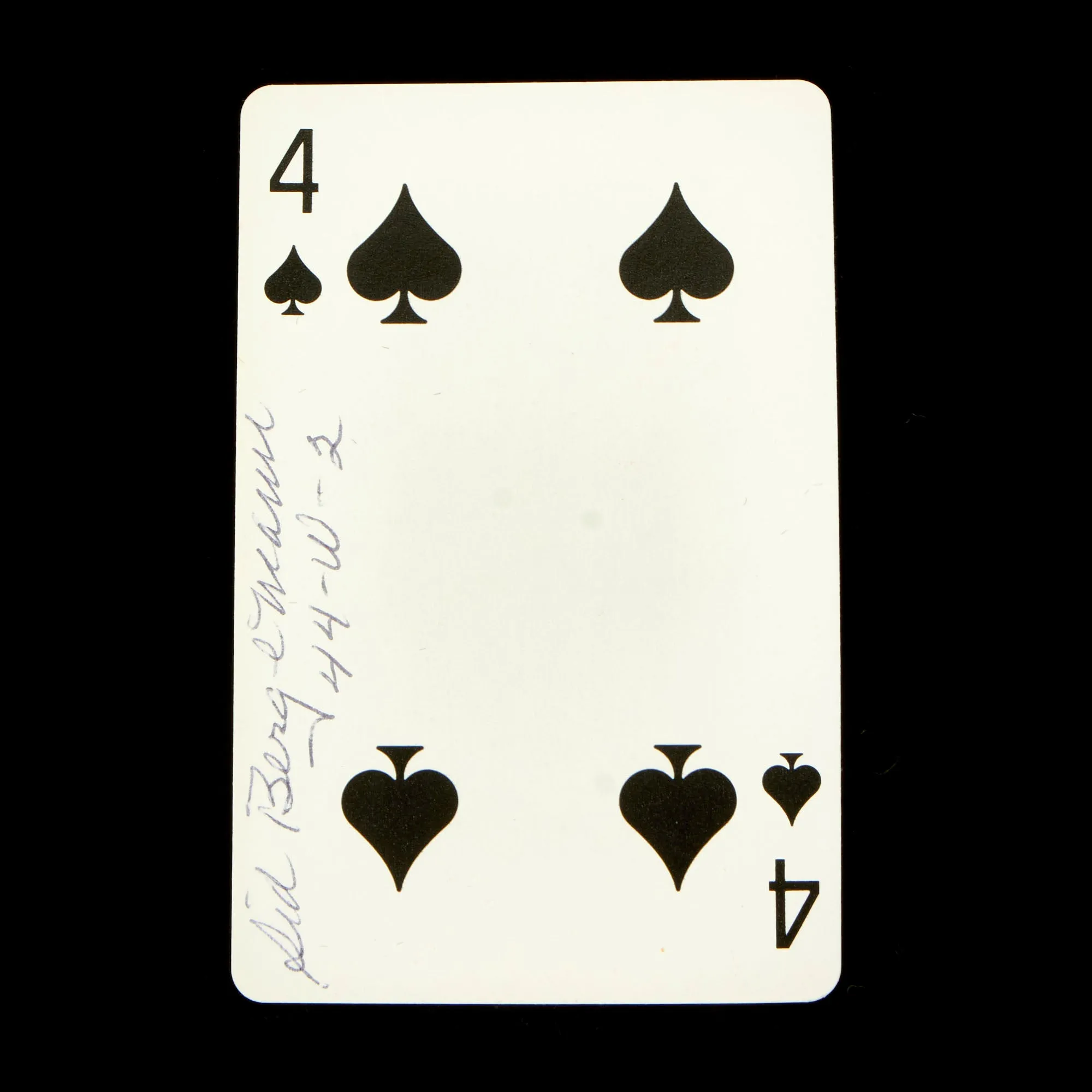Original U.S. WWII Women Air Force Service Pilots Signed Playing Cards - 20 Cards, 7 Pilots - WASP