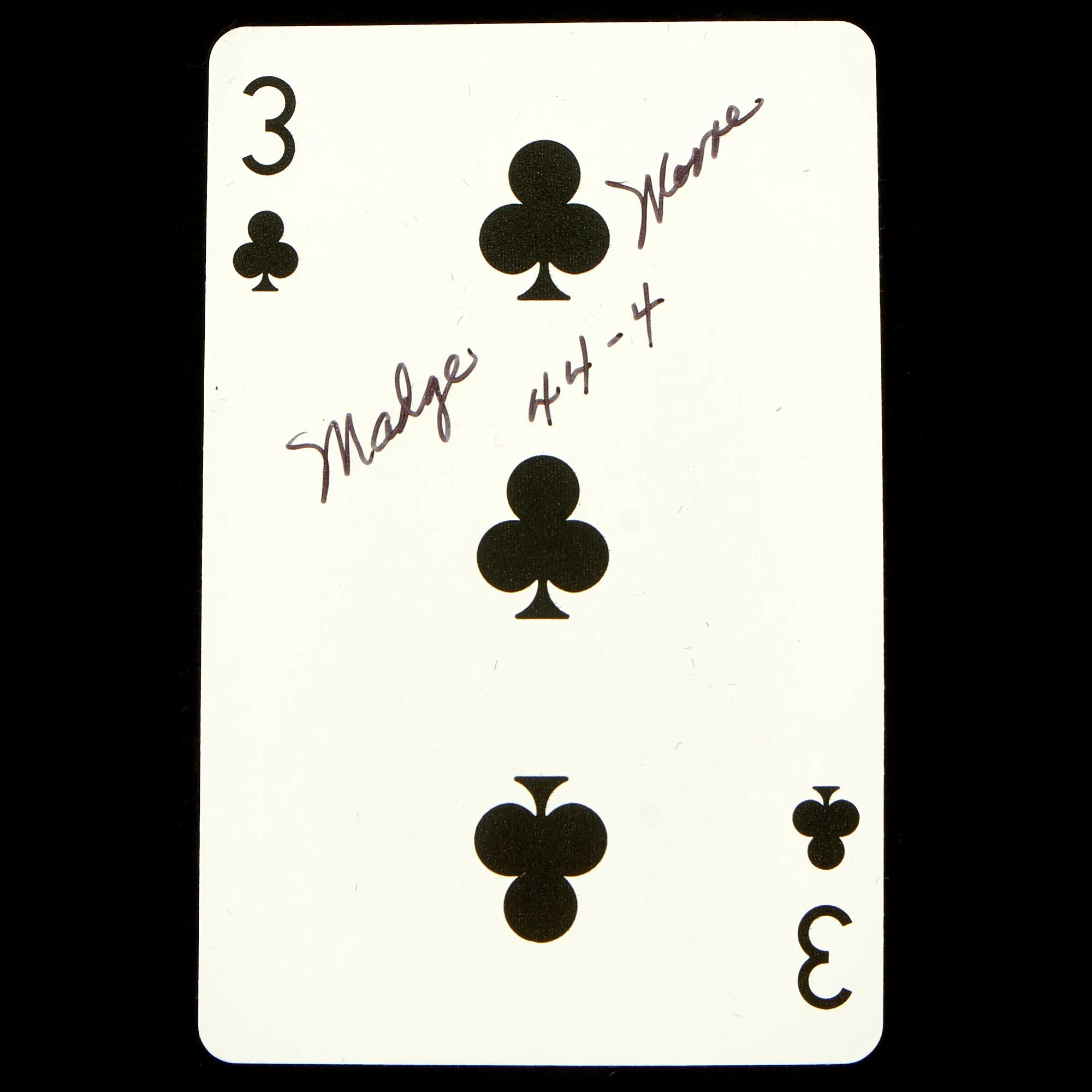 Original U.S. WWII Women Air Force Service Pilots Signed Playing Cards - 20 Cards, 7 Pilots - WASP