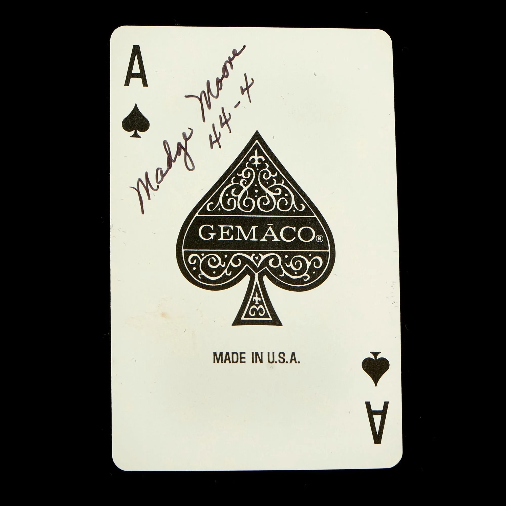 Original U.S. WWII Women Air Force Service Pilots Signed Playing Cards - 20 Cards, 7 Pilots - WASP