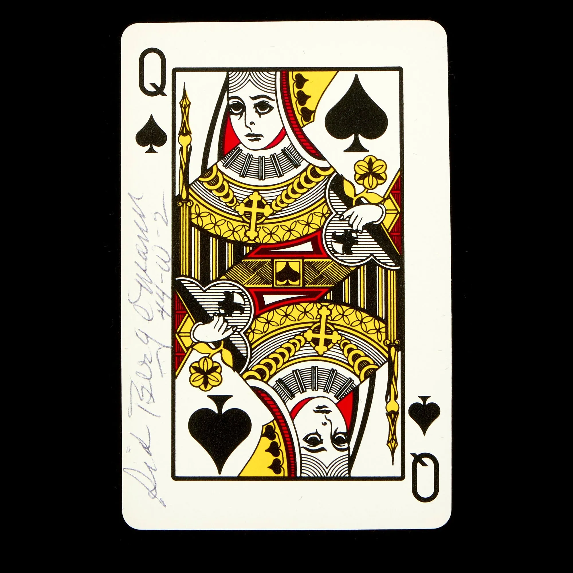 Original U.S. WWII Women Air Force Service Pilots Signed Playing Cards - 20 Cards, 7 Pilots - WASP