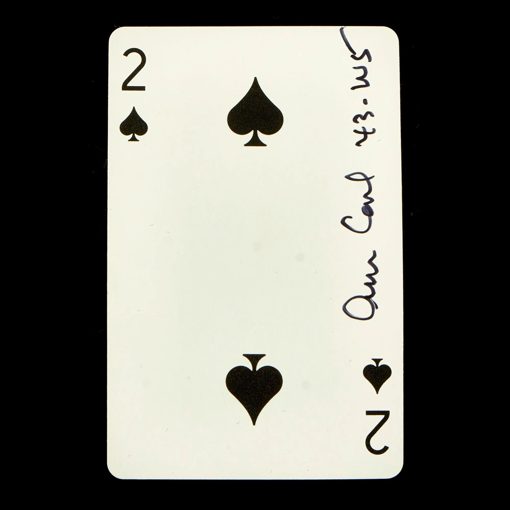Original U.S. WWII Women Air Force Service Pilots Signed Playing Cards - 20 Cards, 7 Pilots - WASP
