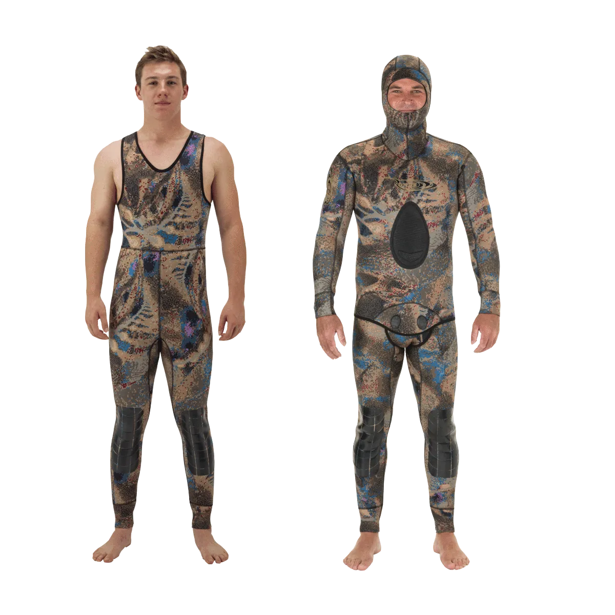 Riffe Covi-Tek Camo 5mm 2pc Wetsuit (Hooded Top | Farmer John Bottom)