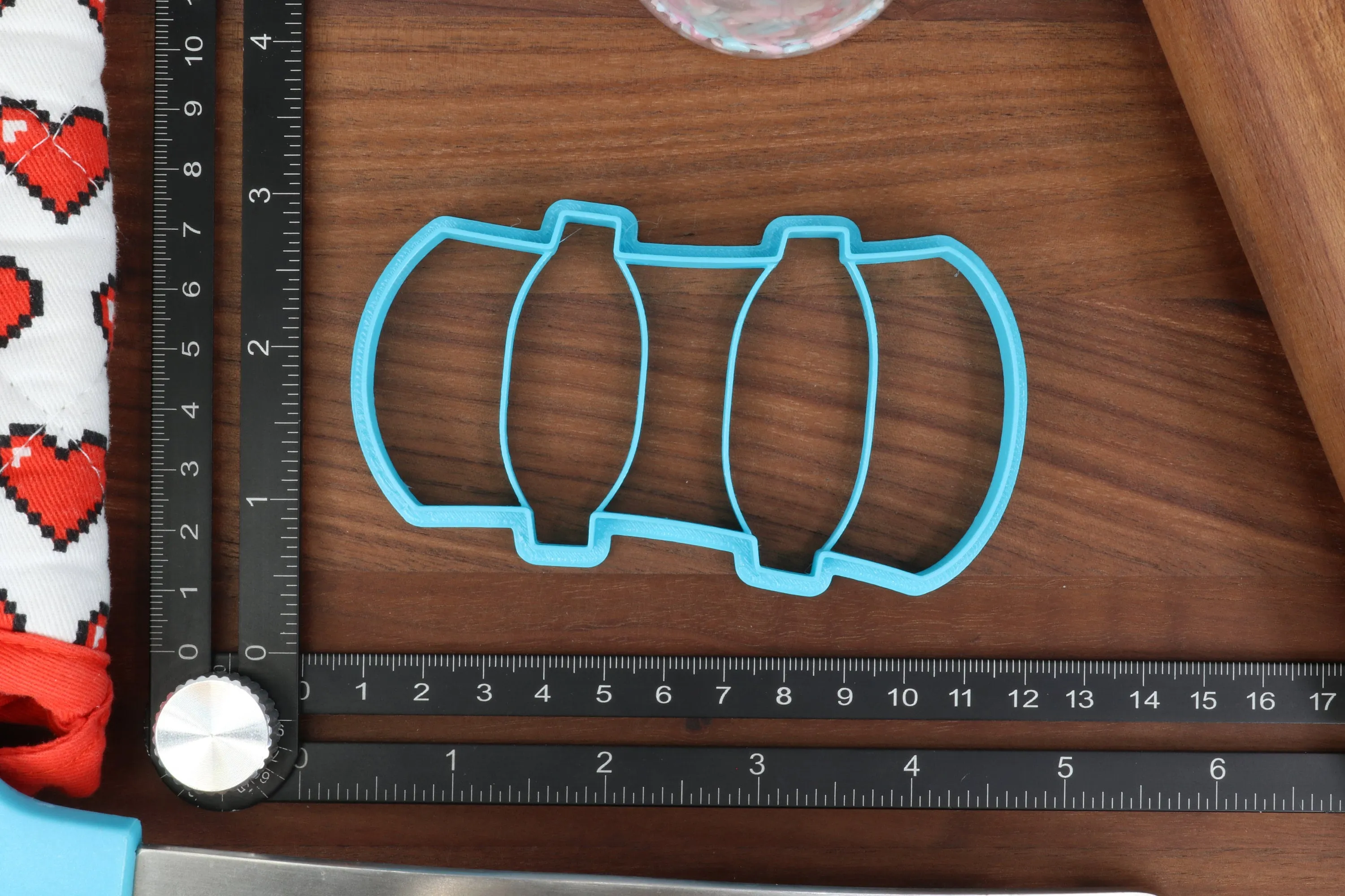 Skillful Snowboarding Cookie Cutters - Snowboard, Snowboarder Cat, Snowboarder Outline, Snowboarding Goggles, Snowboarding Mitten