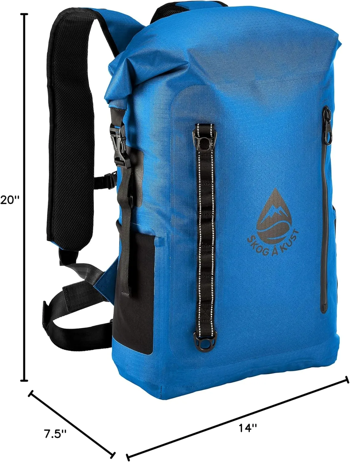 Skog  Kust BackSk Pro Waterproof Floating Backpacks with Exterior Airtight Zippered Pocket