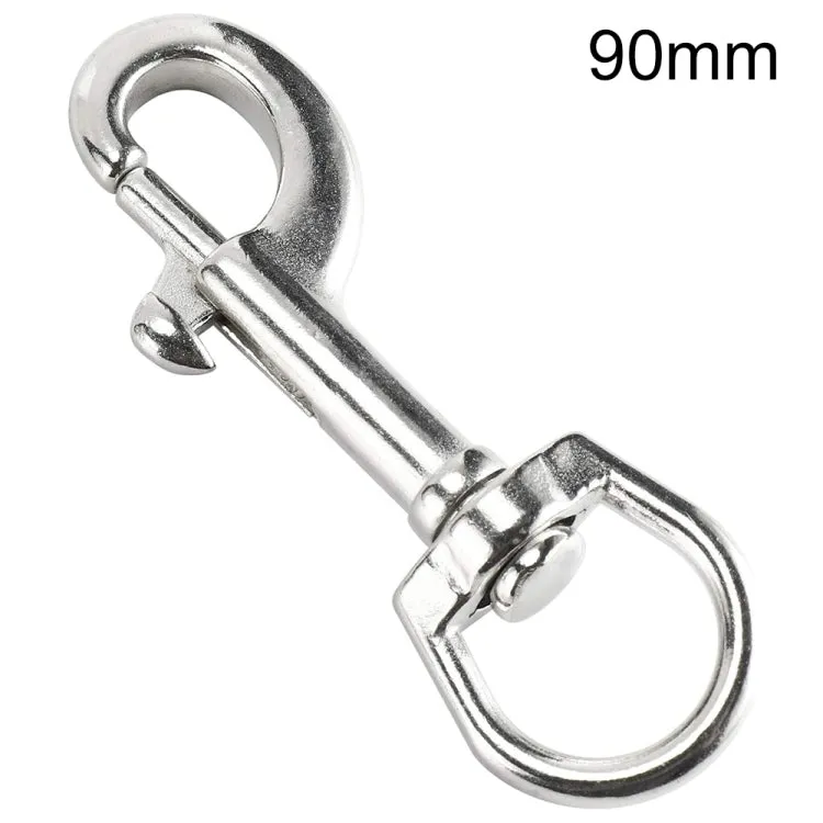 Stainless Steel Swivel Single Hook Pet Leash Hook, Specification: 90mm