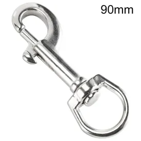 Stainless Steel Swivel Single Hook Pet Leash Hook, Specification: 90mm