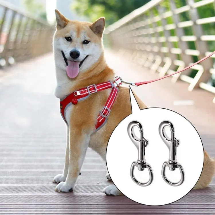 Stainless Steel Swivel Single Hook Pet Leash Hook, Specification: 90mm