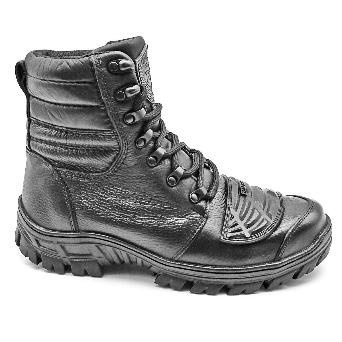 Tactical Boots Military Black Leather Motorcycle Combat Ankle Boot