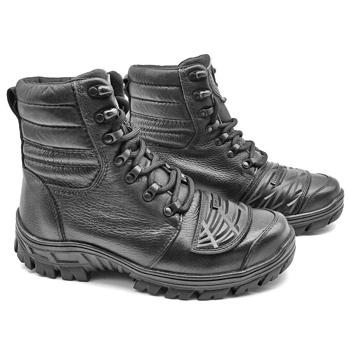 Tactical Boots Military Black Leather Motorcycle Combat Ankle Boot
