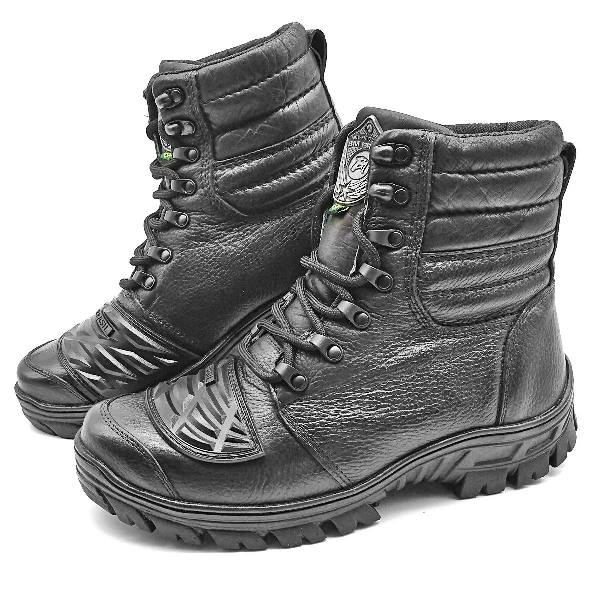 Tactical Boots Military Black Leather Motorcycle Combat Ankle Boot