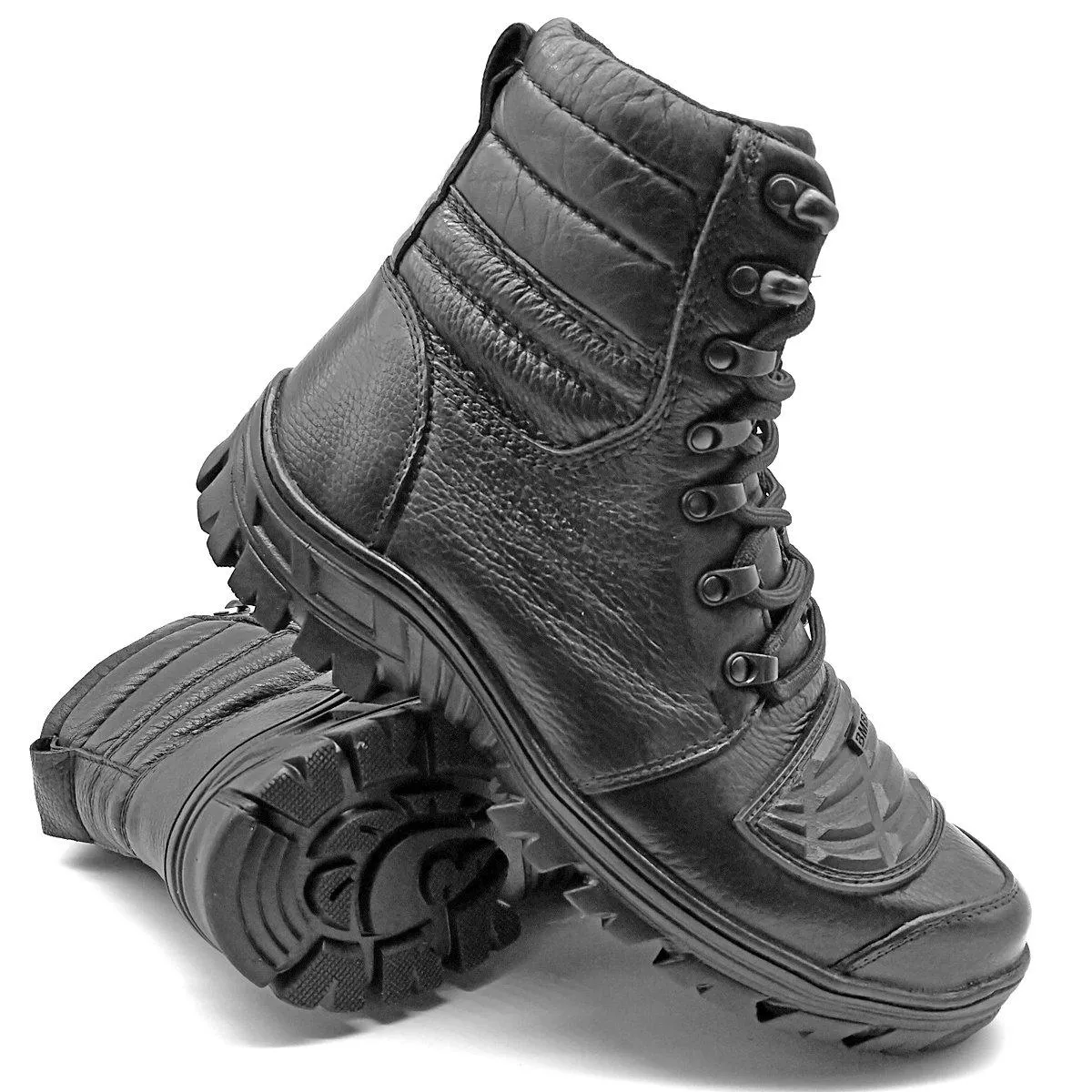 Tactical Boots Military Black Leather Motorcycle Combat Ankle Boot