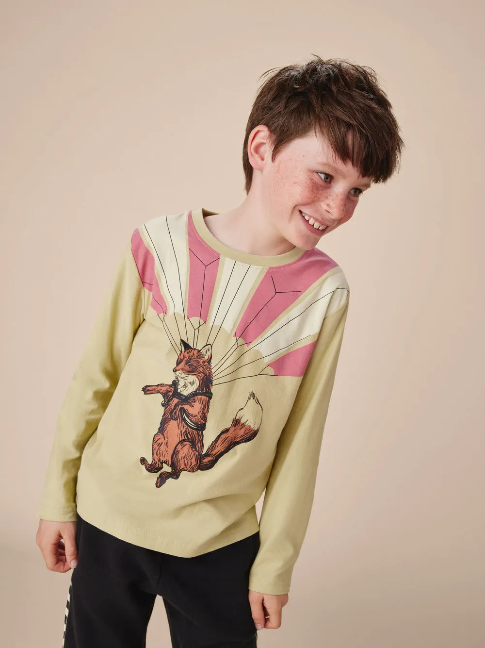 Tea Collection | Green ParaFox Graphic Tee