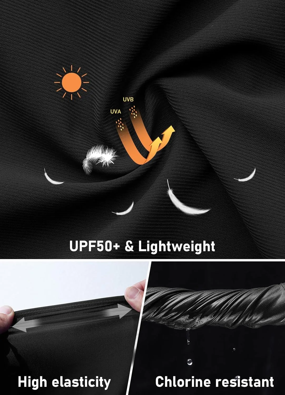 Women's 4" Swim Shorts High Waisted UPF50  Board Shorts Tummy Control Boy Shorts Swimsuit Bottoms