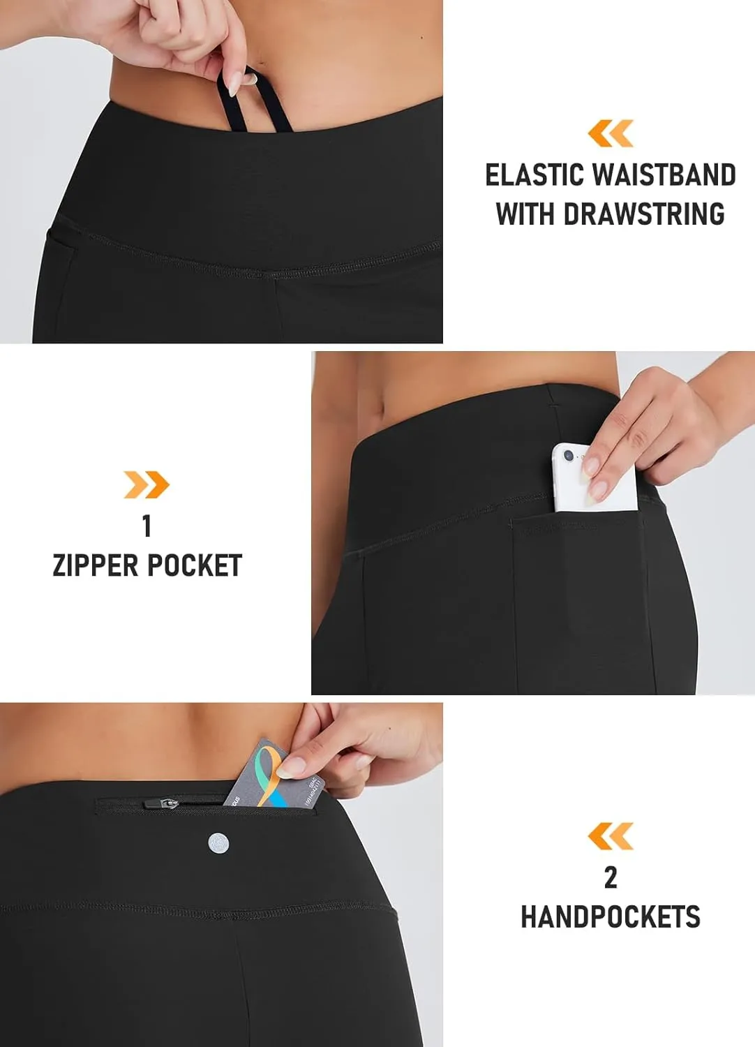 Women's 4" Swim Shorts High Waisted UPF50  Board Shorts Tummy Control Boy Shorts Swimsuit Bottoms